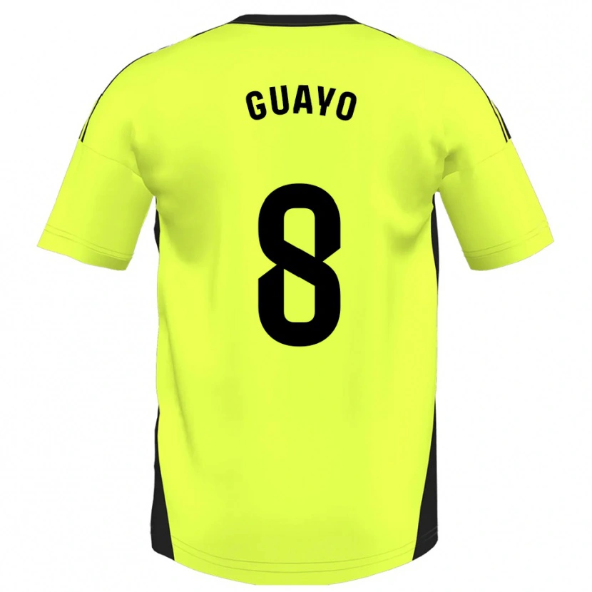 Danxen Homem Camisola Guayo #8 Amarelo Fluorescente Alternativa 2025/26 Camisa Brasil