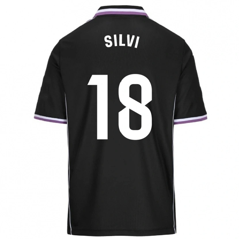 Danxen Homem Camisola Silvia Fernandez Pocero #18 Roxo Preto Alternativa 2025/26 Camisa Brasil