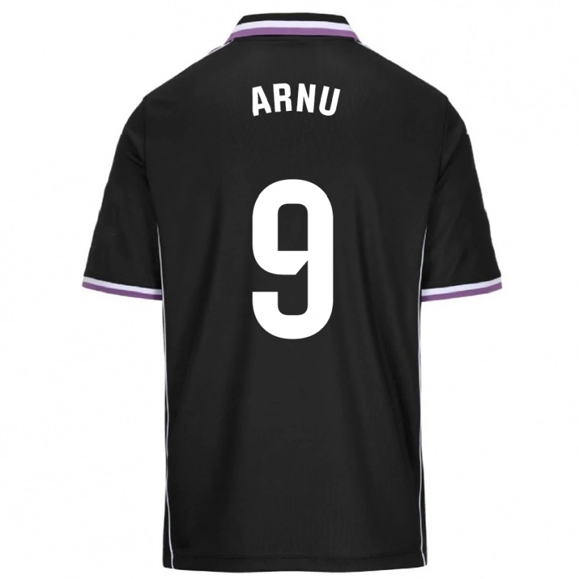 Danxen Homem Camisola Adrián Arnu #9 Roxo Preto Alternativa 2025/26 Camisa Brasil