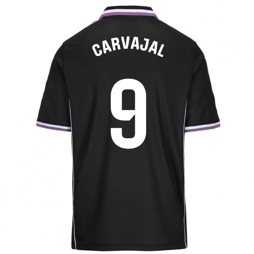 Danxen Homem Camisola Ángel Carvajal #9 Roxo Preto Alternativa 2025/26 Camisa Brasil