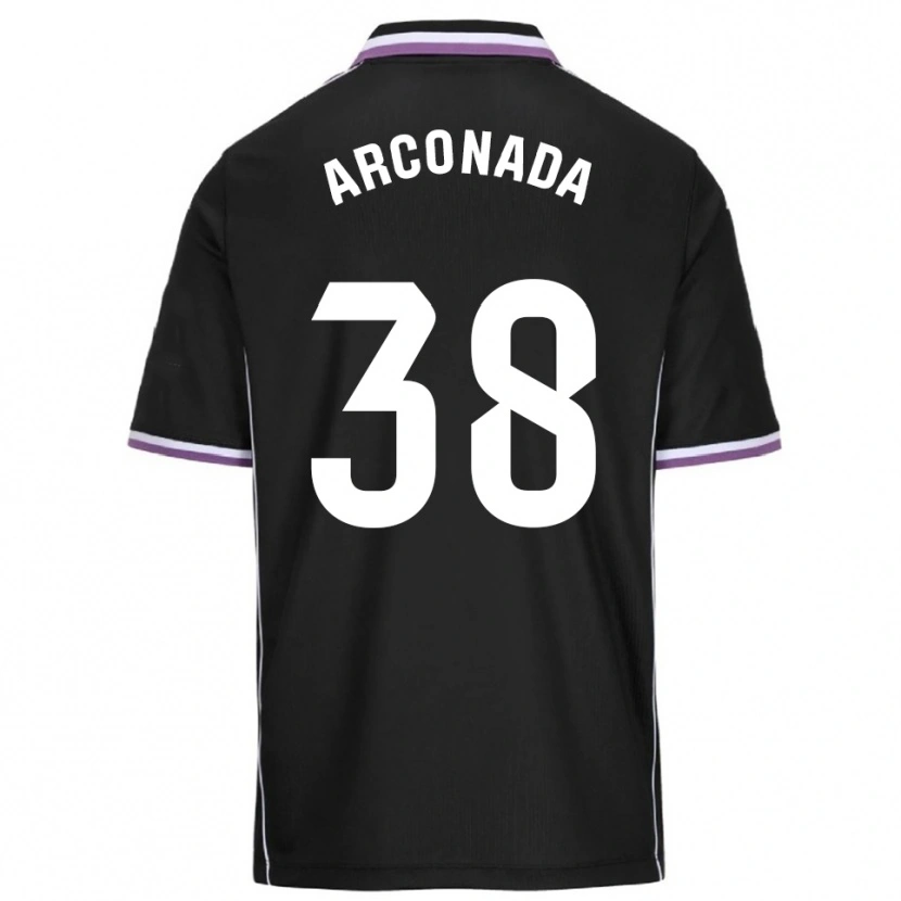 Danxen Homem Camisola Diego Arconada #38 Roxo Preto Alternativa 2025/26 Camisa Brasil