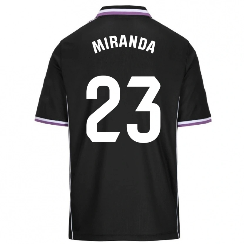 Danxen Homem Camisola João Miranda #23 Roxo Preto Alternativa 2025/26 Camisa Brasil