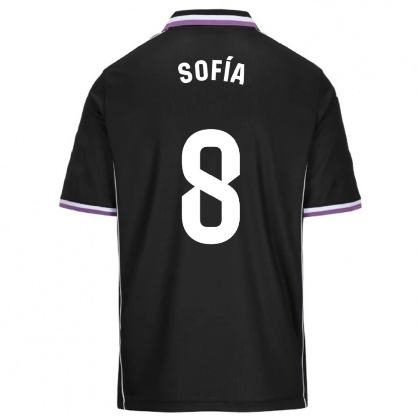 Danxen Homem Camisola Sofía Fernández Gutiérrez #8 Roxo Preto Alternativa 2025/26 Camisa Brasil