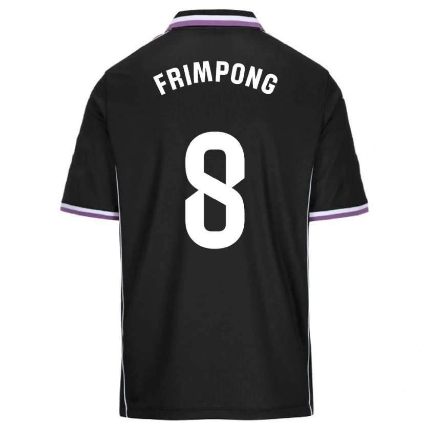 Danxen Homem Camisola Eugene Frimpong #8 Roxo Preto Alternativa 2025/26 Camisa Brasil