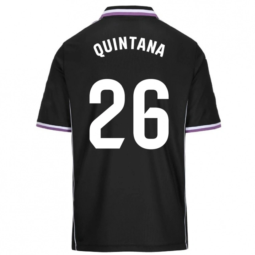 Danxen Homem Camisola Alberto Quintana #26 Roxo Preto Alternativa 2025/26 Camisa Brasil