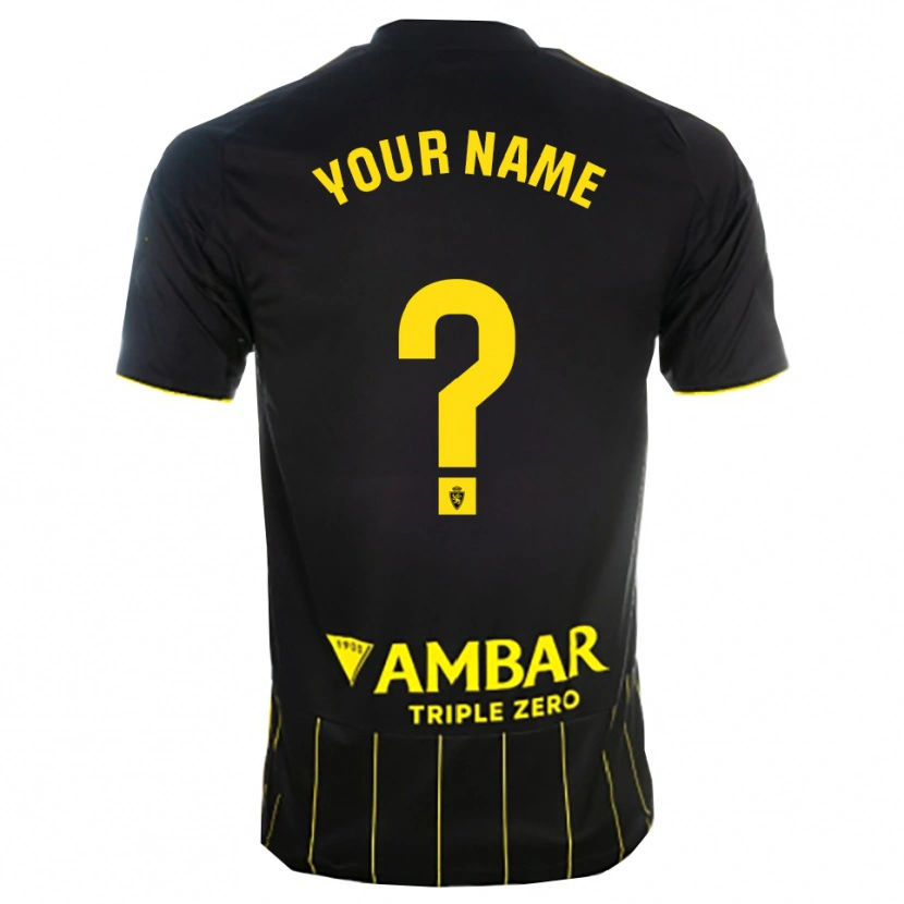 Danxen Homem Camisola Seu Nome #0 Preto Amarelo Alternativa 2025/26 Camisa Brasil