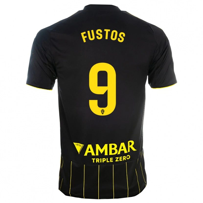 Danxen Homem Camisola Darius Fustos #9 Preto Amarelo Alternativa 2025/26 Camisa Brasil