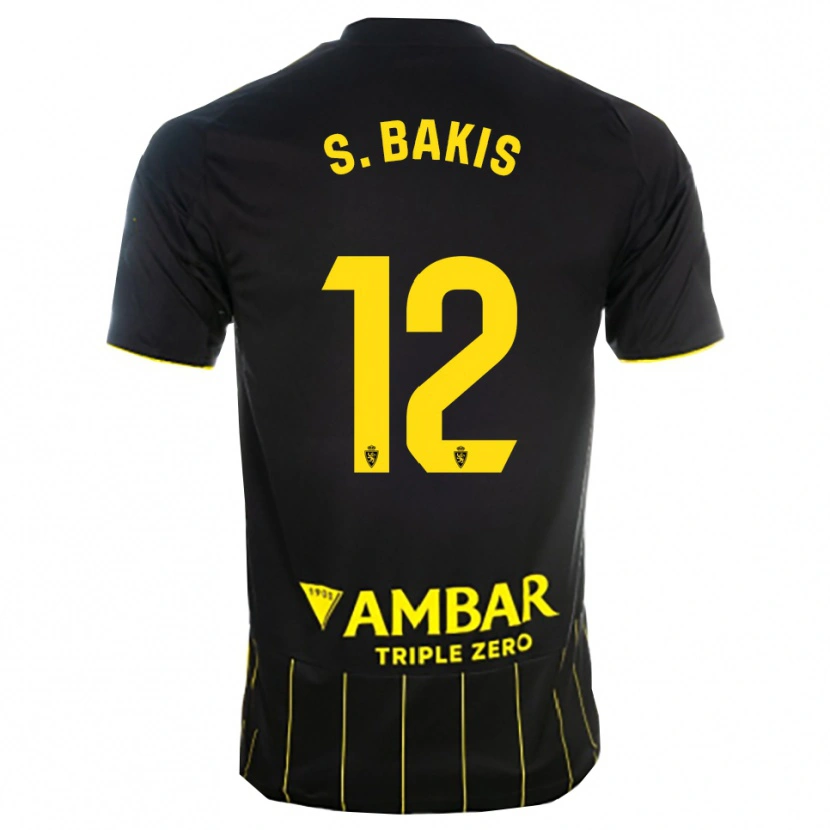 Danxen Homem Camisola Sinan Bakış #12 Preto Amarelo Alternativa 2025/26 Camisa Brasil