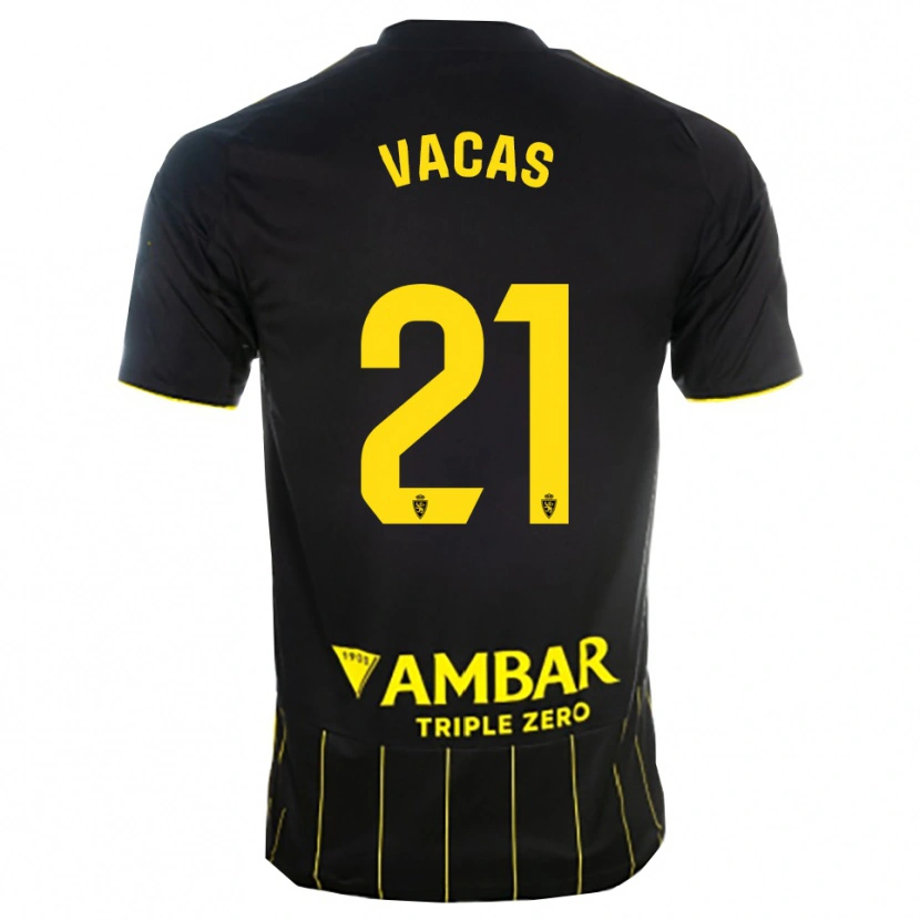 Danxen Homem Camisola Óscar Vacas #21 Preto Amarelo Alternativa 2025/26 Camisa Brasil