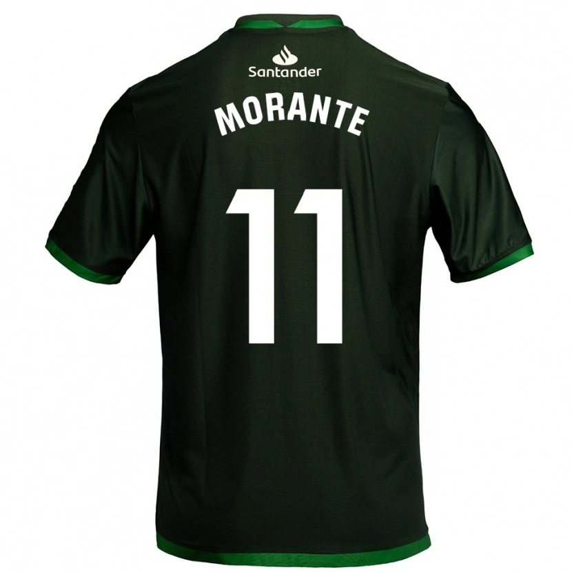 Danxen Homem Camisola Alejandro Morante #11 Verde Escuro Alternativa 2025/26 Camisa Brasil