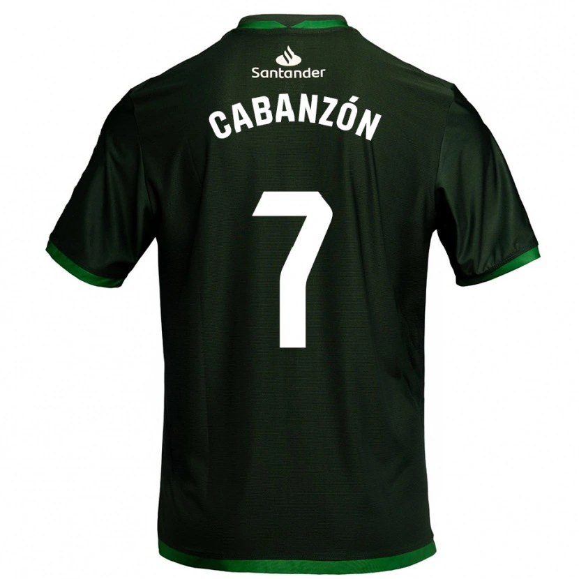 Danxen Homem Camisola Yeray Cabanzón #7 Verde Escuro Alternativa 2025/26 Camisa Brasil