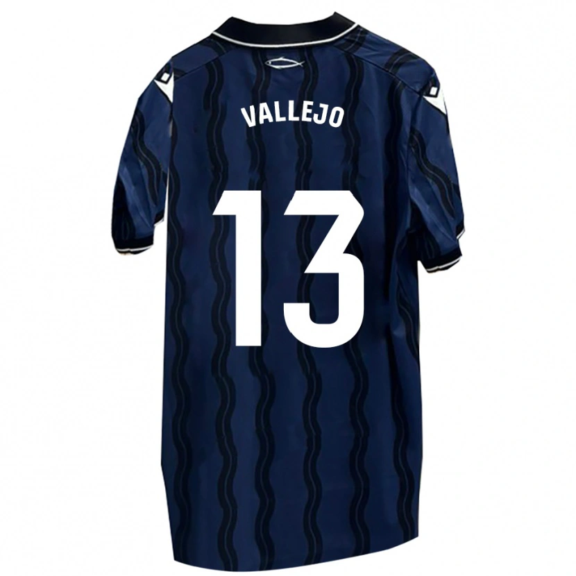 Danxen Homem Camisola Guillermo Vallejo #13 Azul Escuro Preto Alternativa 2025/26 Camisa Brasil