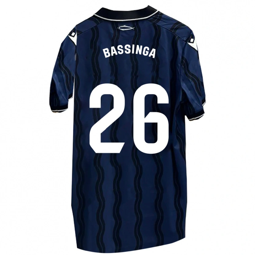 Danxen Homem Camisola Aboubacar Bassinga #26 Azul Escuro Preto Alternativa 2025/26 Camisa Brasil