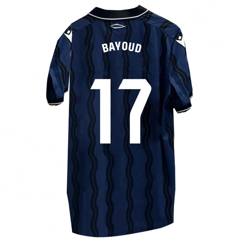 Danxen Homem Camisola Taufek Bayoud #17 Azul Escuro Preto Alternativa 2025/26 Camisa Brasil