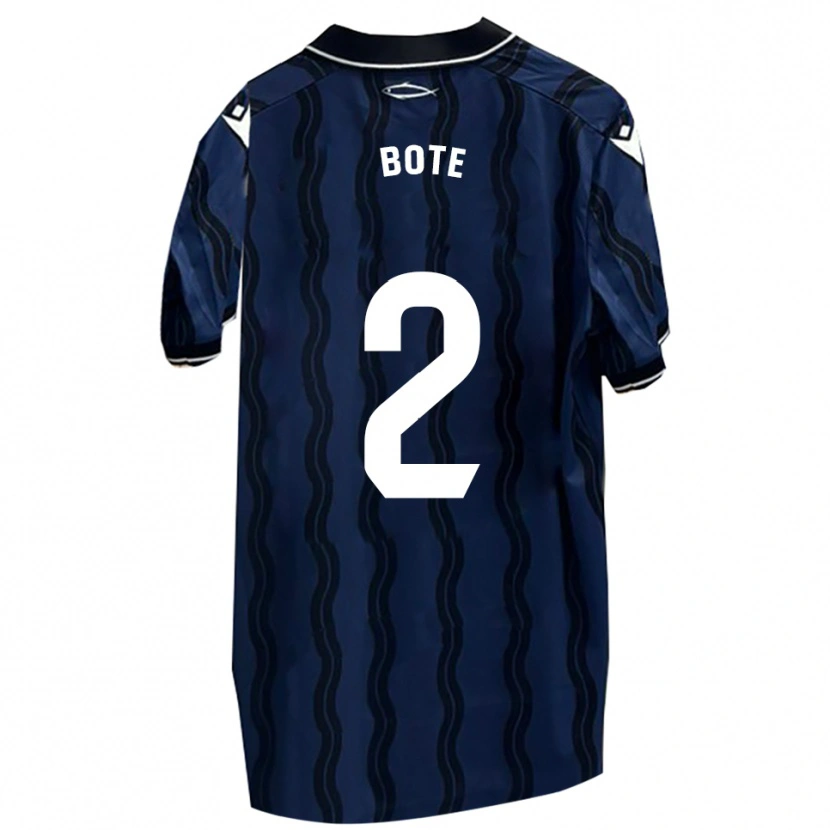 Danxen Homem Camisola Jorge Bote #2 Azul Escuro Preto Alternativa 2025/26 Camisa Brasil