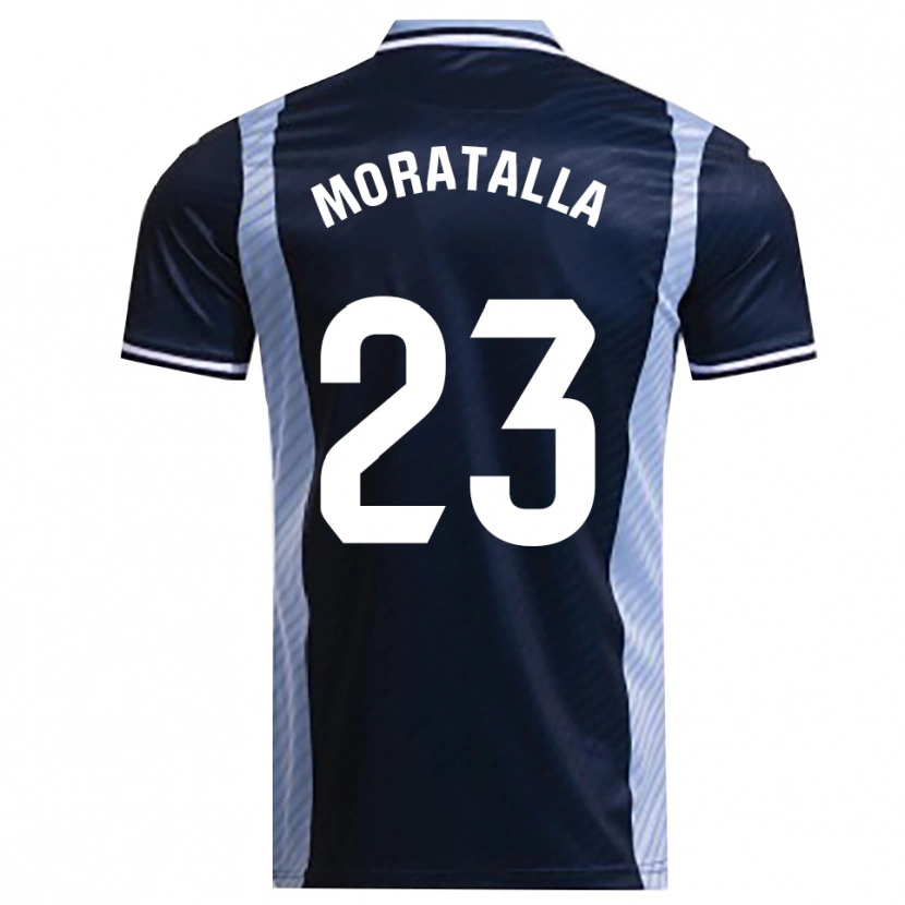 Danxen Homem Camisola Gonzalo Moratalla #23 Azul Marinho Azul Celeste Alternativa 2025/26 Camisa Brasil