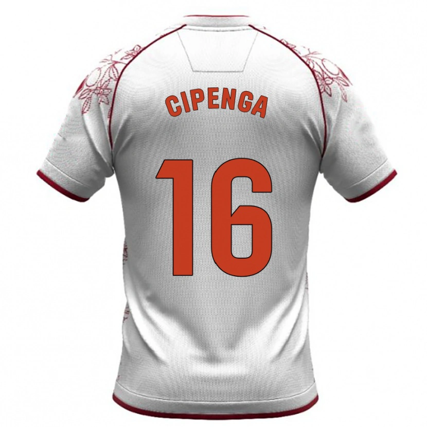 Danxen Homem Camisola Brian Cipenga #16 Branco Borgonha Alternativa 2025/26 Camisa Brasil