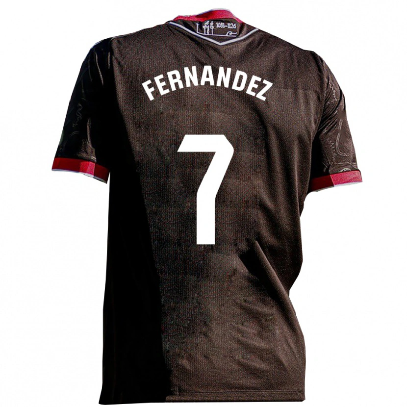 Danxen Homem Camisola Diego Fernández #7 Preto Vermelho Alternativa 2025/26 Camisa Brasil