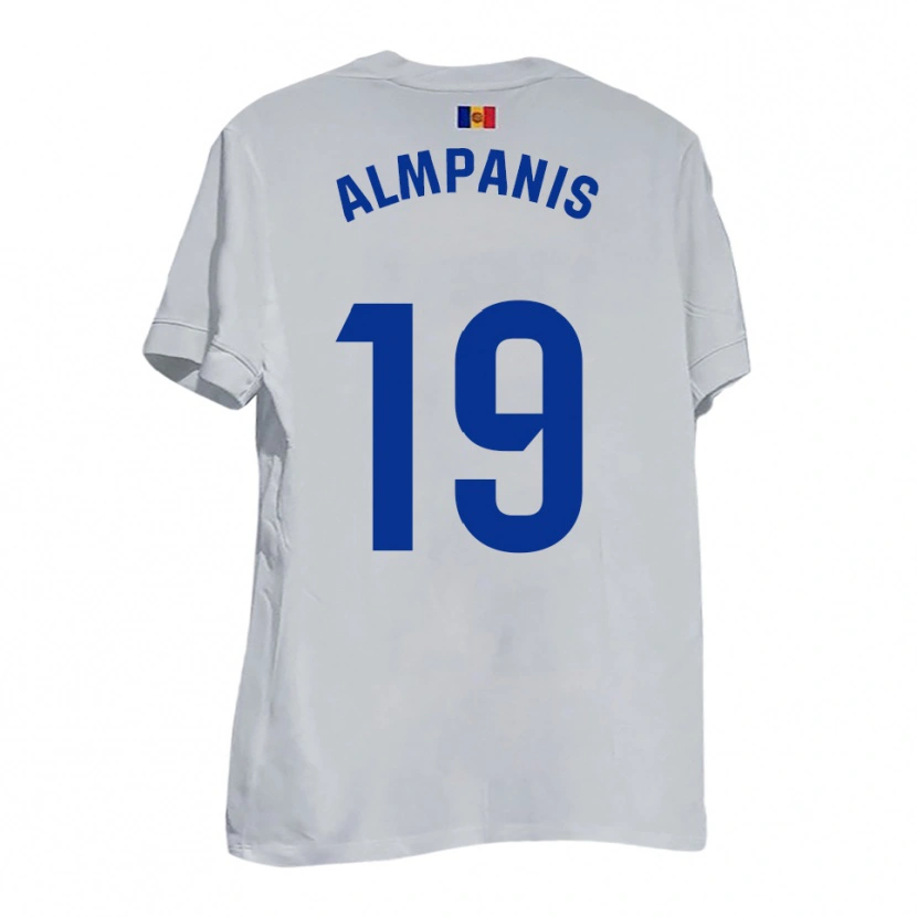 Danxen Homem Camisola Christos Almpanis #19 Branco Azul Amarelo Alternativa 2025/26 Camisa Brasil