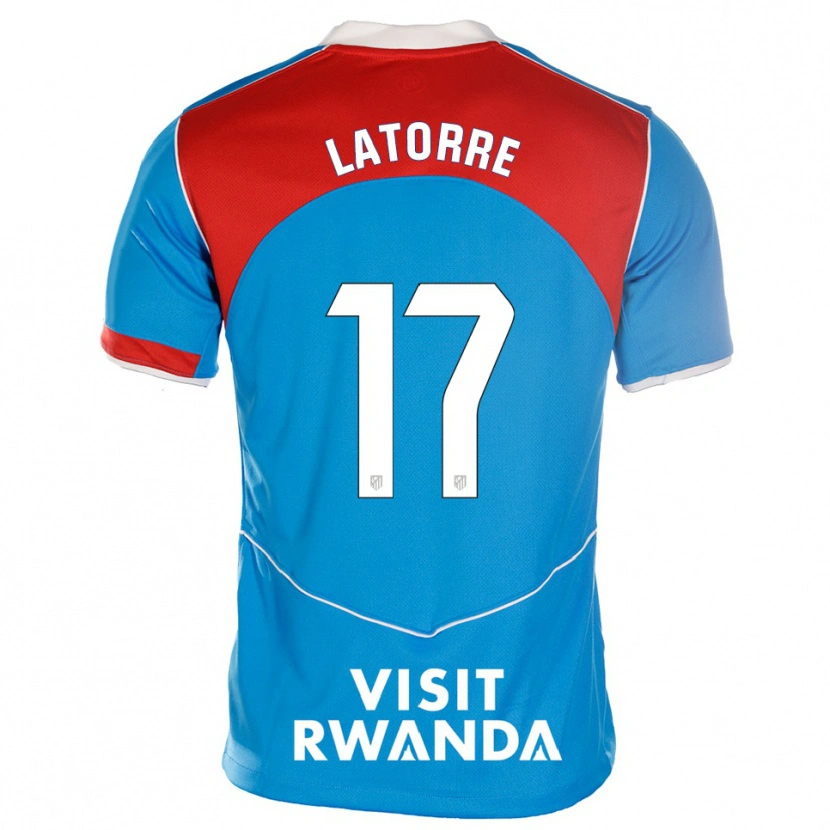 Danxen Homem Camisola Barbara Latorre #17 Azul Branco Terceiro 2025/26 Camisa Brasil
