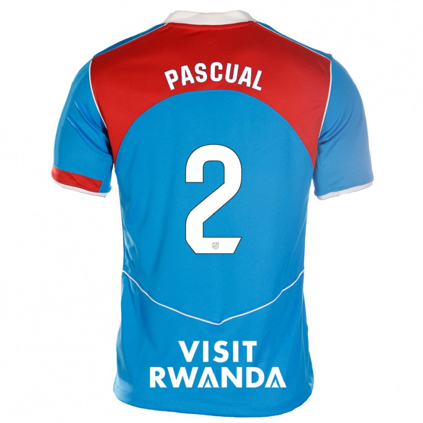 Danxen Homem Camisola Martin Pascual #2 Azul Branco Terceiro 2025/26 Camisa Brasil