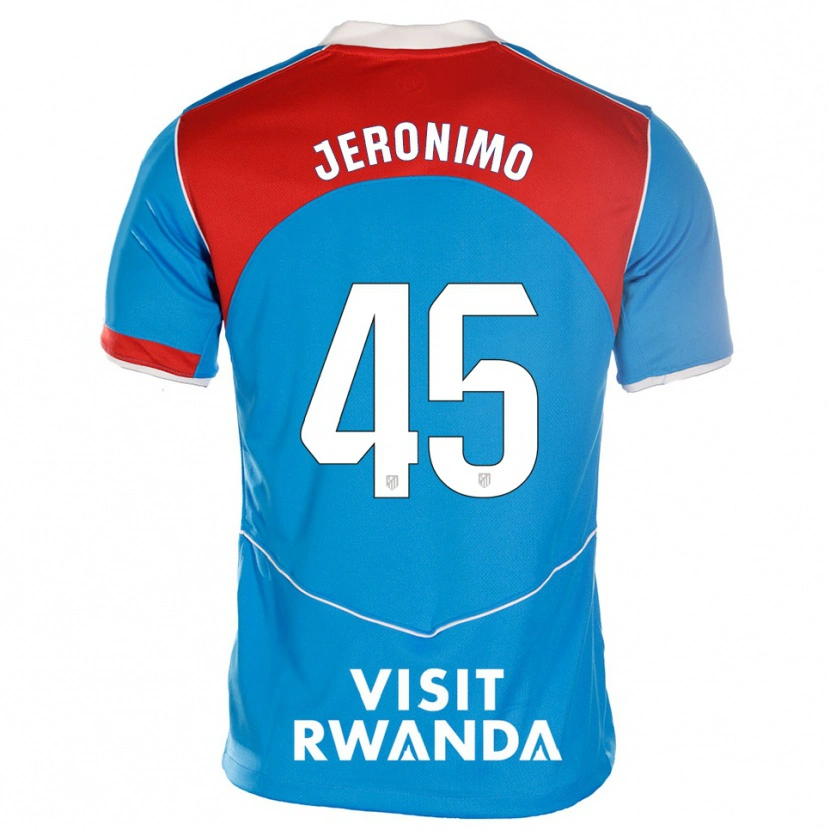 Danxen Homem Camisola Isaiah Jeronimo #45 Azul Branco Terceiro 2025/26 Camisa Brasil