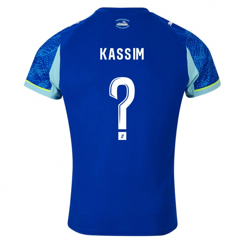 Danxen Homem Camisola Kassim Abdallah #0 Azul Celeste Branco Terceiro 2025/26 Camisa Brasil