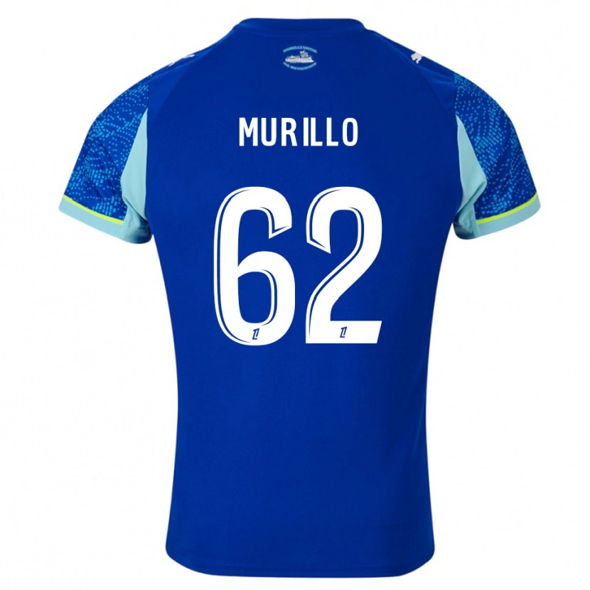 Danxen Homem Camisola Amir Murillo #62 Azul Celeste Branco Terceiro 2025/26 Camisa Brasil