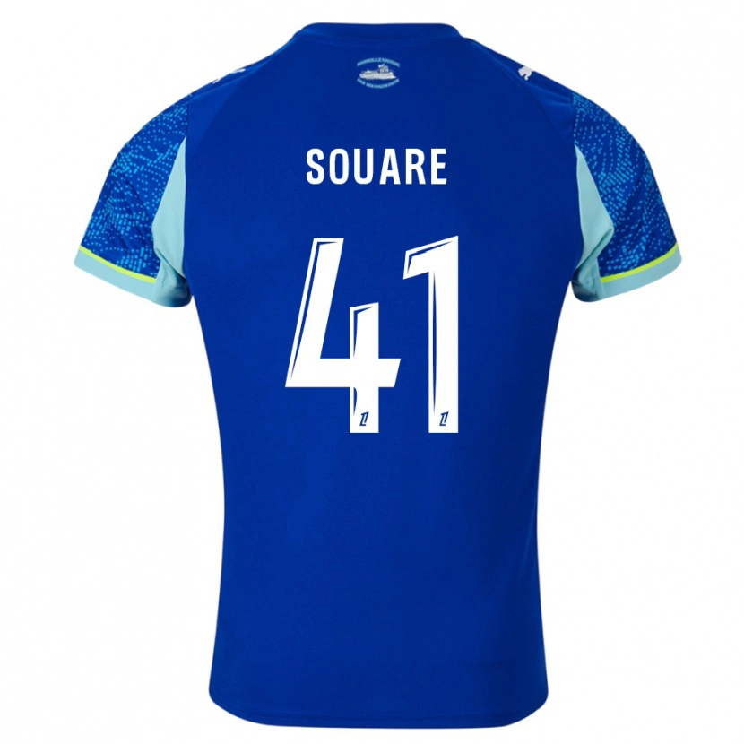 Danxen Homem Camisola Cheick Souare #41 Azul Celeste Branco Terceiro 2025/26 Camisa Brasil