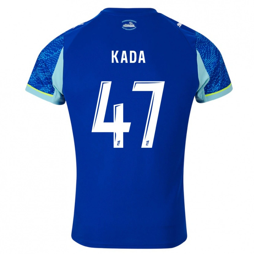 Danxen Homem Camisola Joakim Kada #47 Azul Celeste Branco Terceiro 2025/26 Camisa Brasil