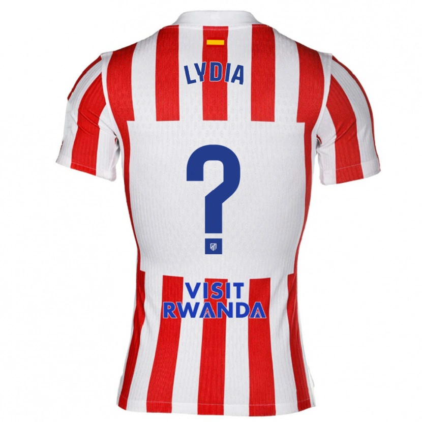 Danxen Mulher Camisola Lydia Rodríguez #0 Vermelho Branco Principal 2025/26 Camisa Brasil