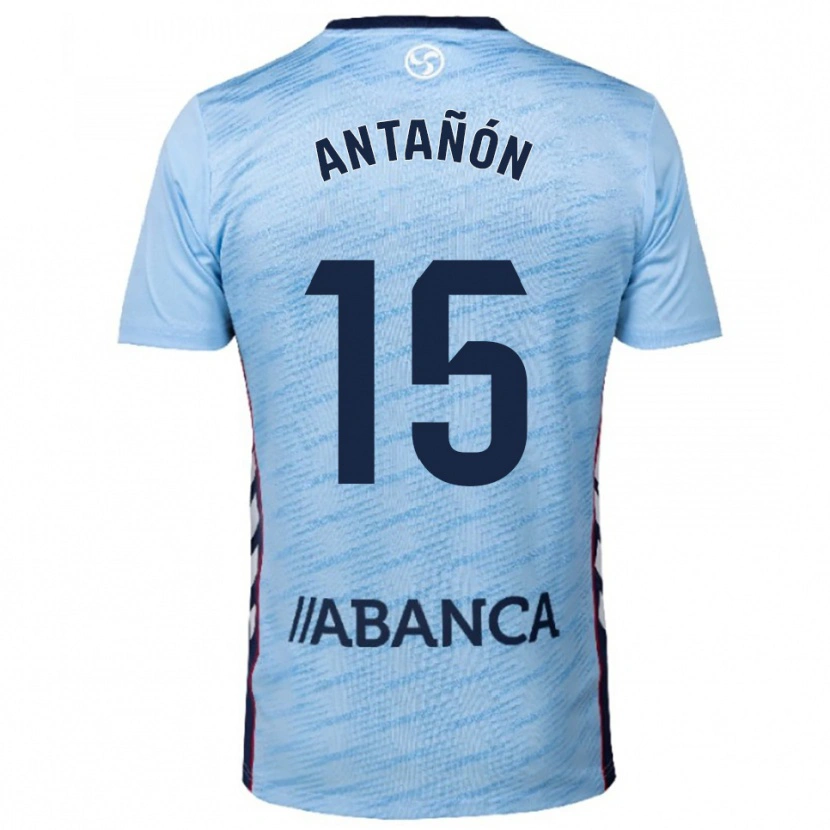 Danxen Mulher Camisola Andrés Antañón #15 Azul Celeste Vermelho Principal 2025/26 Camisa Brasil