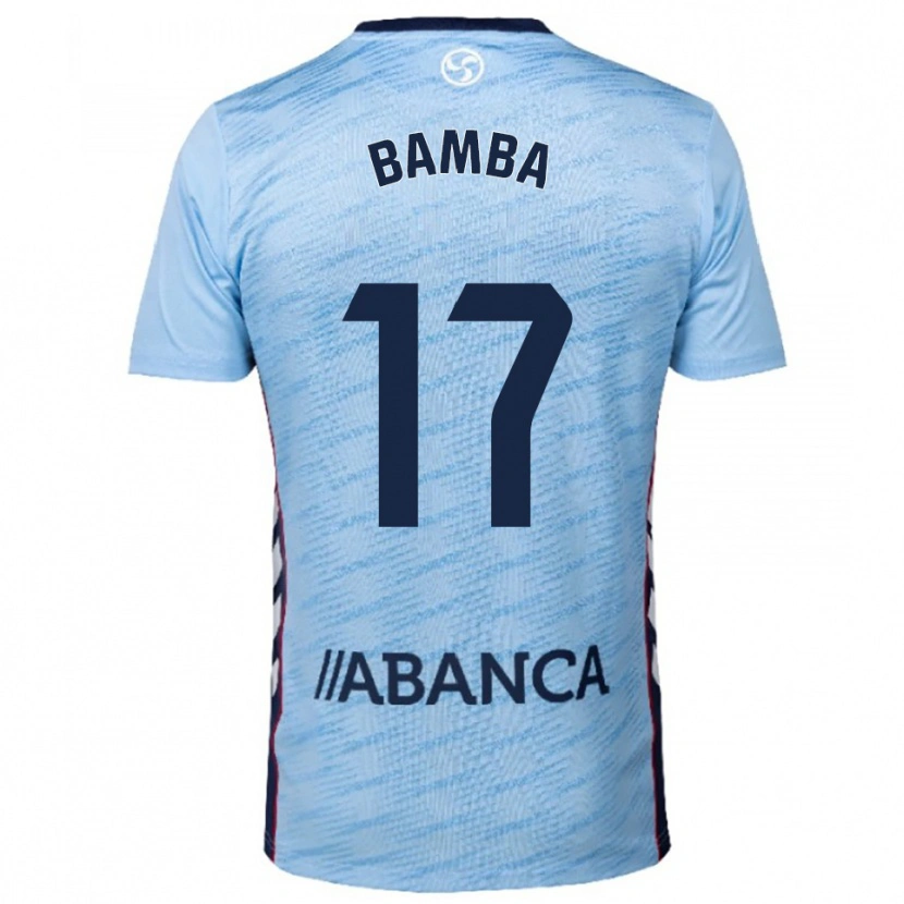 Danxen Mulher Camisola Jonathan Bamba #17 Azul Celeste Vermelho Principal 2025/26 Camisa Brasil