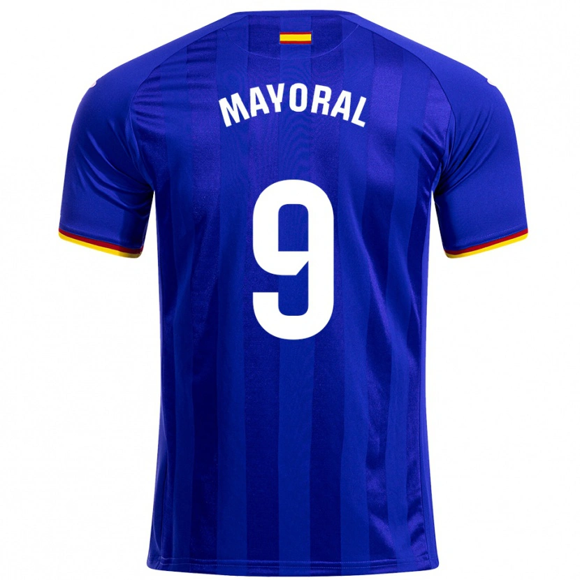 Danxen Mulher Camisola Borja Mayoral #9 Azul Vermelho Amarelo Principal 2025/26 Camisa Brasil