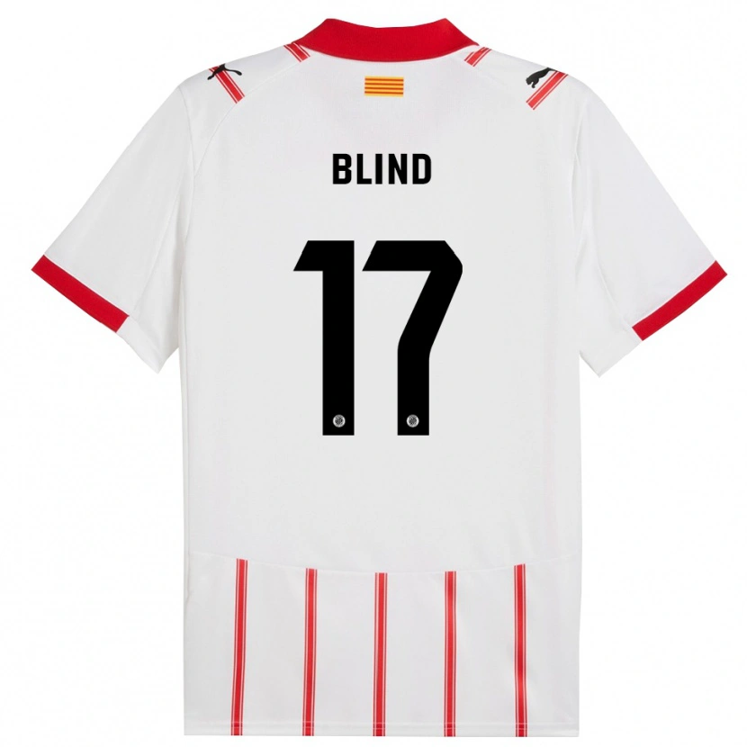 Danxen Mulher Camisola Daley Blind #17 Branco Vermelho Principal 2025/26 Camisa Brasil