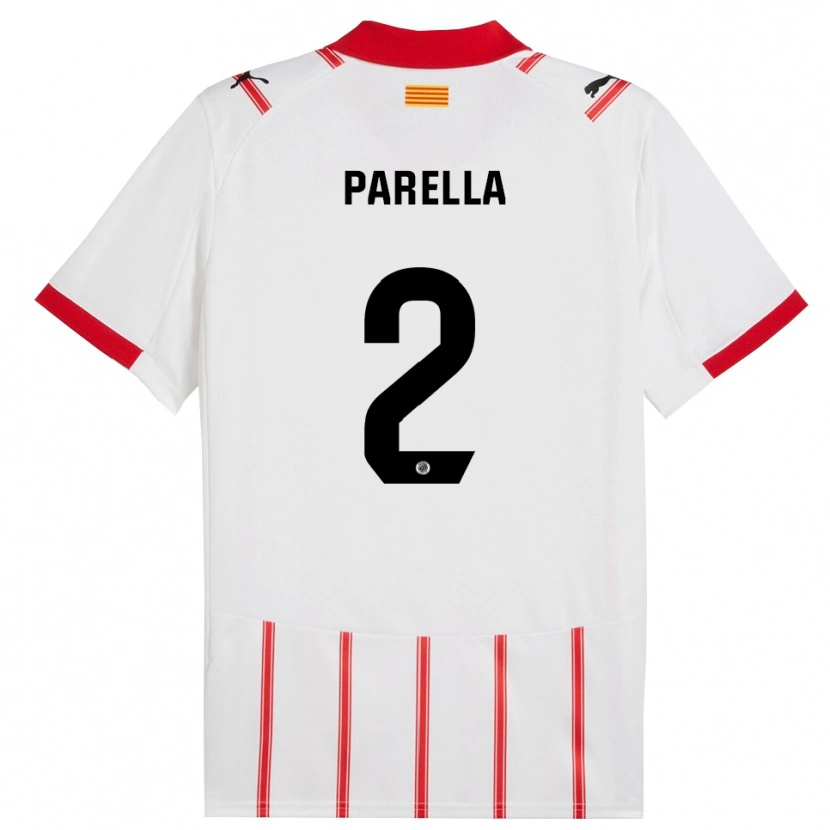 Danxen Mulher Camisola Virginia Parella #2 Branco Vermelho Principal 2025/26 Camisa Brasil