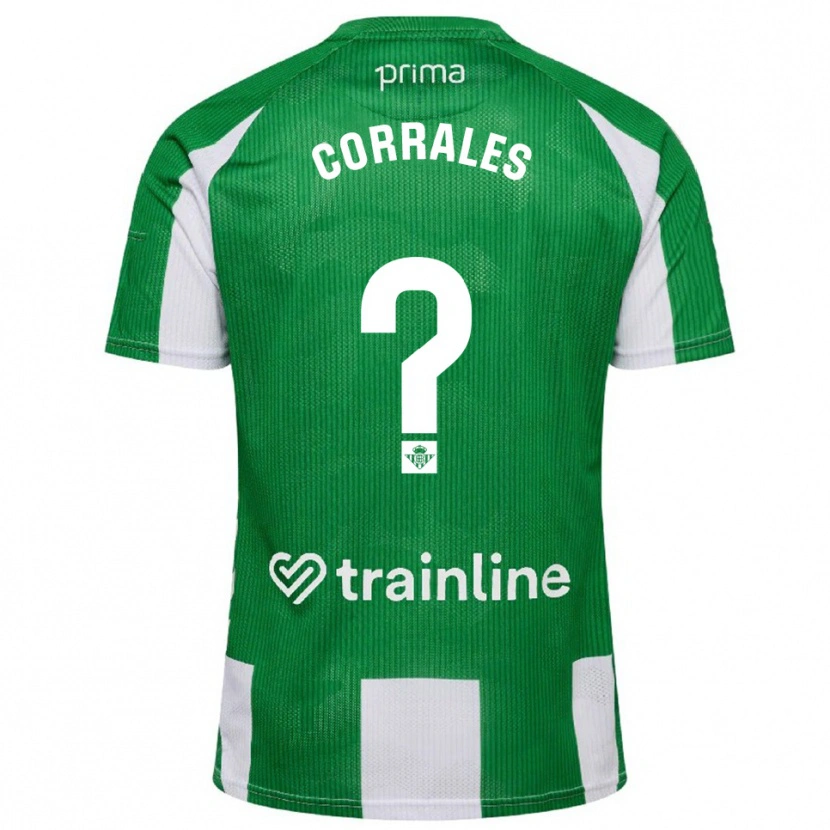 Danxen Mulher Camisola Fran Corrales #0 Verde Branco Principal 2025/26 Camisa Brasil