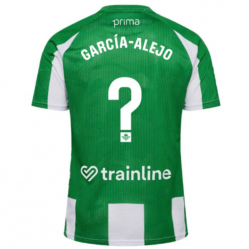 Danxen Mulher Camisola Raúl García-Alejo #0 Verde Branco Principal 2025/26 Camisa Brasil