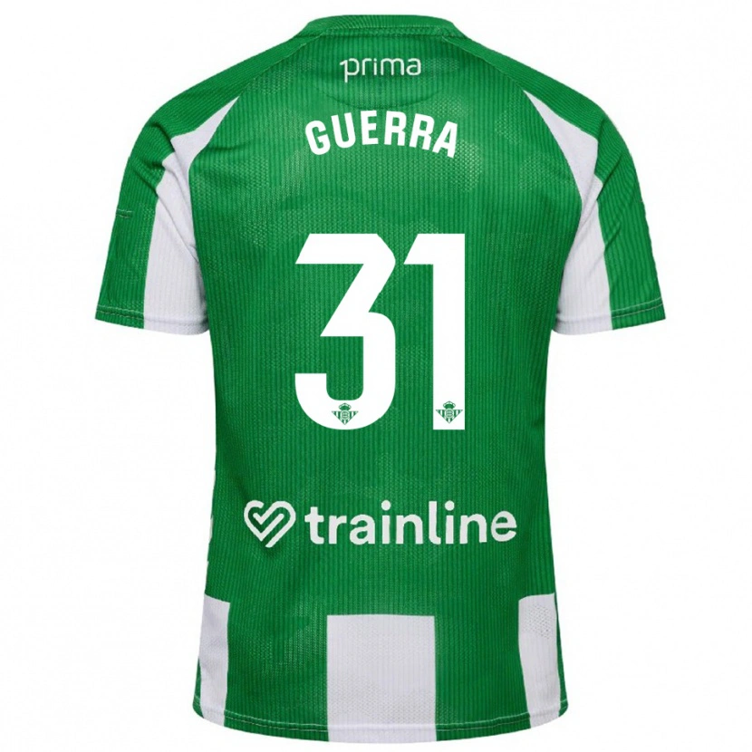 Danxen Mulher Camisola Ana Guerra Morcillo #31 Verde Branco Principal 2025/26 Camisa Brasil