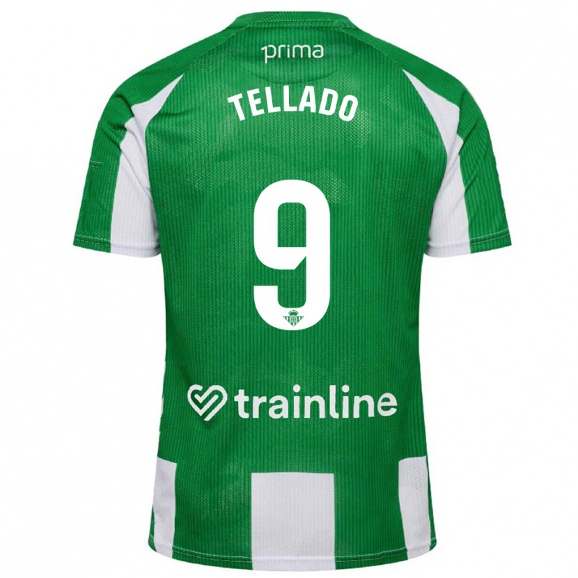 Danxen Mulher Camisola Victor Tellado #9 Verde Branco Principal 2025/26 Camisa Brasil