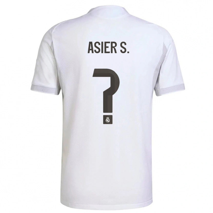 Danxen Mulher Camisola Asier Sánchez #0 Branco Amarelo Principal 2025/26 Camisa Brasil