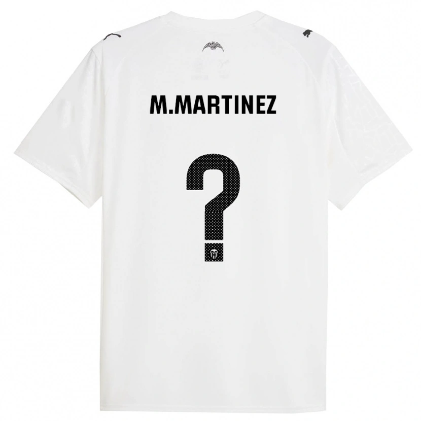 Danxen Mulher Camisola Marc Martinez #0 Branco Preto Principal 2025/26 Camisa Brasil