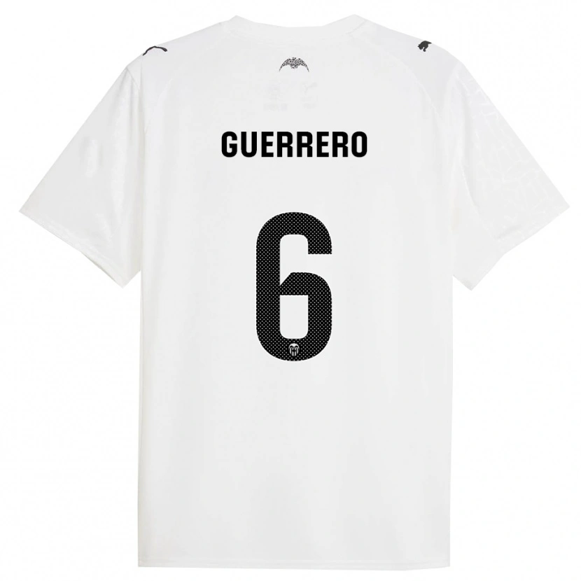 Danxen Mulher Camisola Paula Guerrero #6 Branco Preto Principal 2025/26 Camisa Brasil