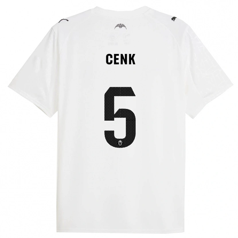 Danxen Mulher Camisola Cenk Özkacar #5 Branco Preto Principal 2025/26 Camisa Brasil