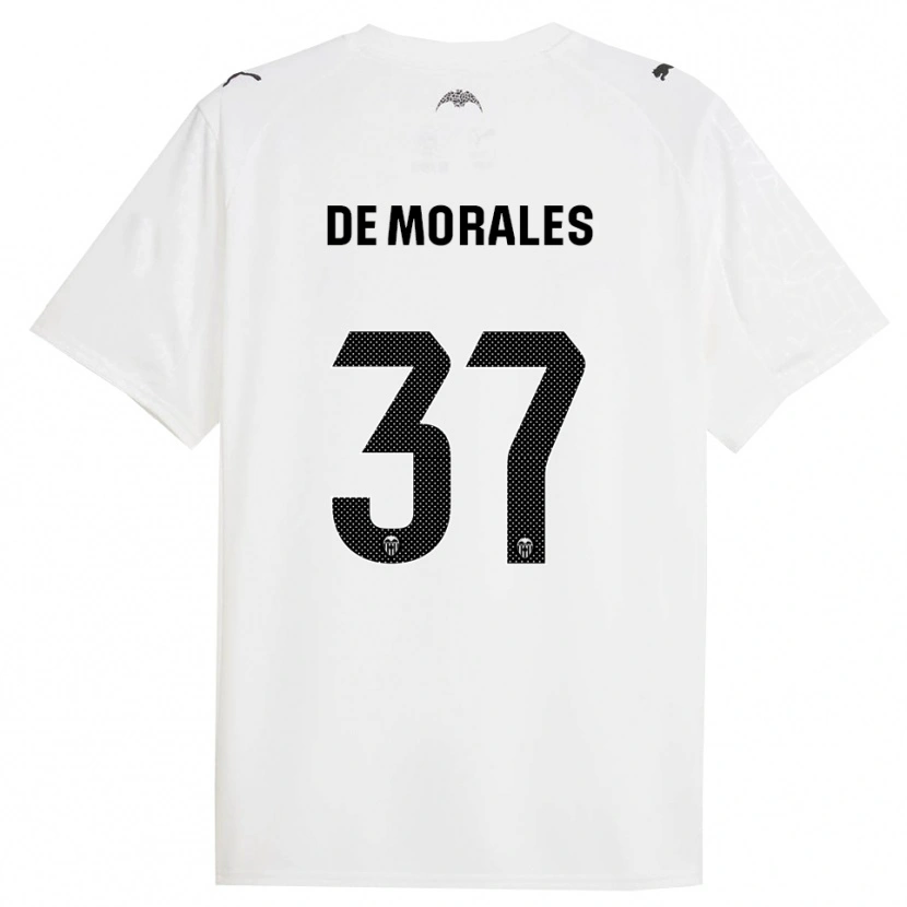 Danxen Mulher Camisola Rubén Muñoz De Morales #37 Branco Preto Principal 2025/26 Camisa Brasil