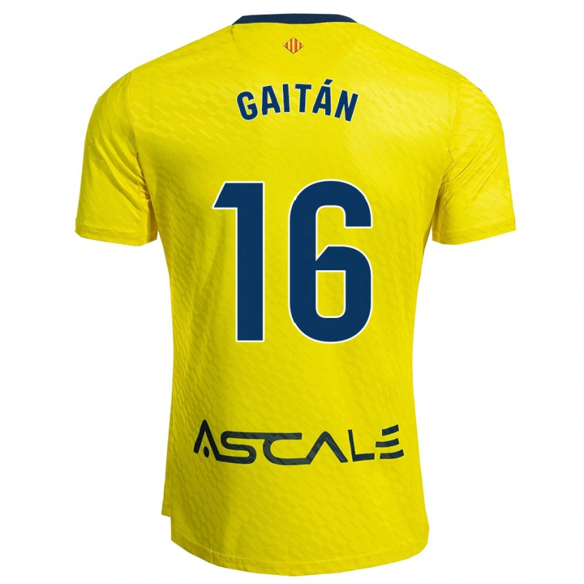 Danxen Mulher Camisola Joselillo Gaitán #16 Amarelo Marinho Principal 2025/26 Camisa Brasil