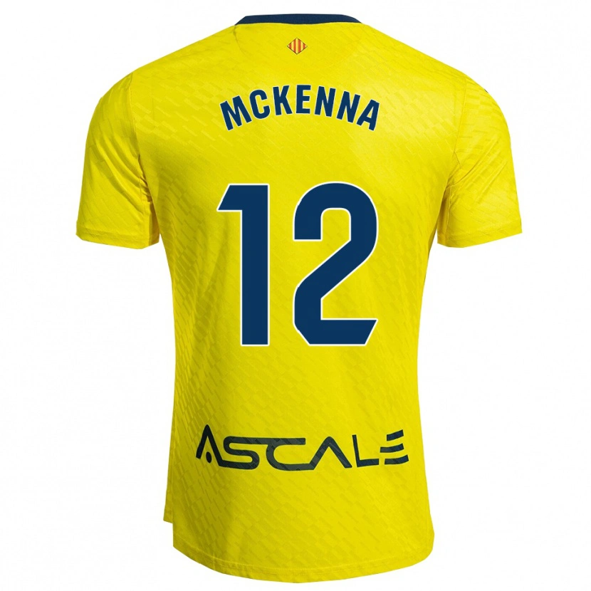 Danxen Mulher Camisola Kayla Mckenna #12 Amarelo Marinho Principal 2025/26 Camisa Brasil