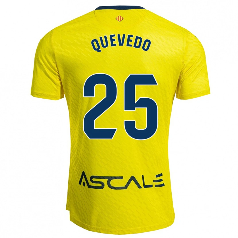 Danxen Mulher Camisola Alex Quevedo #25 Amarelo Marinho Principal 2025/26 Camisa Brasil