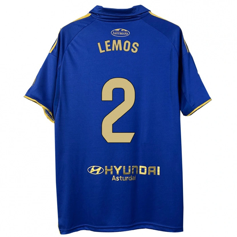 Danxen Mulher Camisola Álvaro Lemos #2 Azul Dourado Principal 2025/26 Camisa Brasil