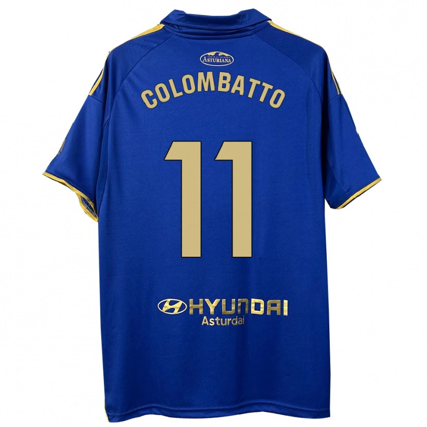 Danxen Mulher Camisola Santiago Colombatto #11 Azul Dourado Principal 2025/26 Camisa Brasil